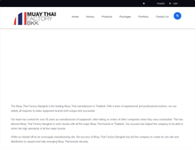 Tablet Screenshot of muaythaifactorybkk.com
